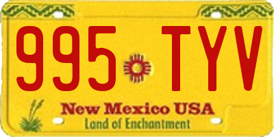 NM license plate 995TYV
