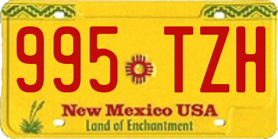 NM license plate 995TZH