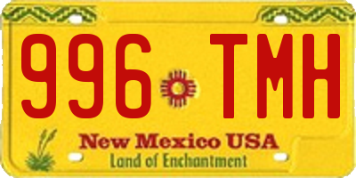 NM license plate 996TMH