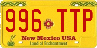NM license plate 996TTP