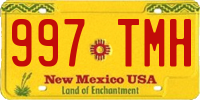 NM license plate 997TMH