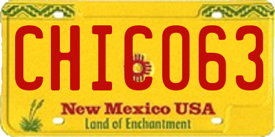 NM license plate CHICO63