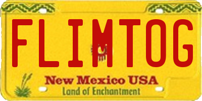 NM license plate FLIMTOG