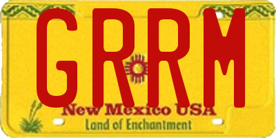 NM license plate GRRM