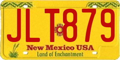 NM license plate JLT879