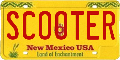 NM license plate SCOOTER