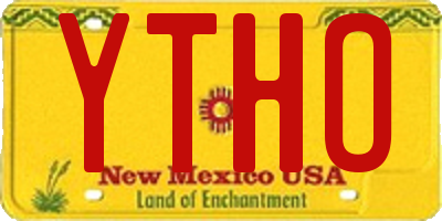 NM license plate YTHO