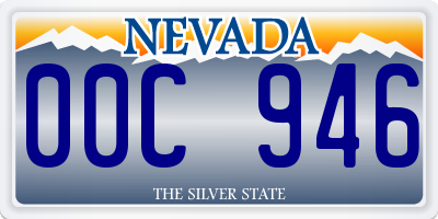 NV license plate 00C946