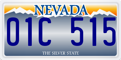 NV license plate 01C515