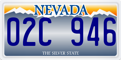 NV license plate 02C946