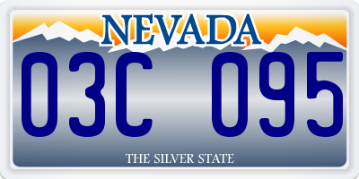 NV license plate 03C095