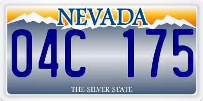 NV license plate 04C175