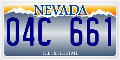 NV license plate 04C661