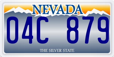NV license plate 04C879
