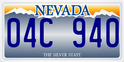 NV license plate 04C940