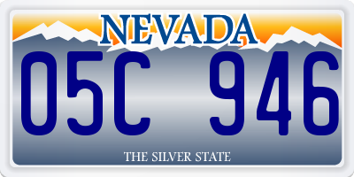 NV license plate 05C946