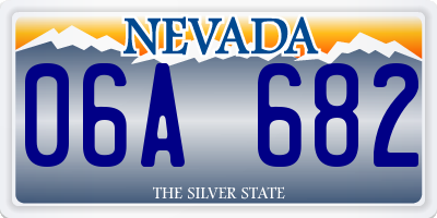 NV license plate 06A682