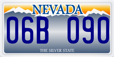 NV license plate 06B090