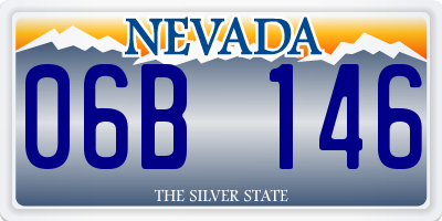 NV license plate 06B146