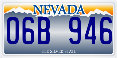 NV license plate 06B946