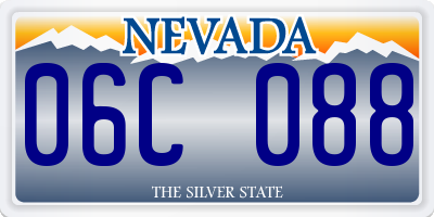 NV license plate 06C088