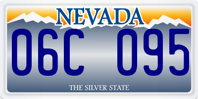 NV license plate 06C095