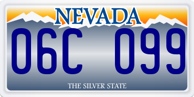 NV license plate 06C099