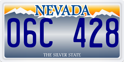 NV license plate 06C428