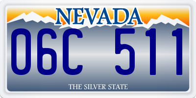 NV license plate 06C511