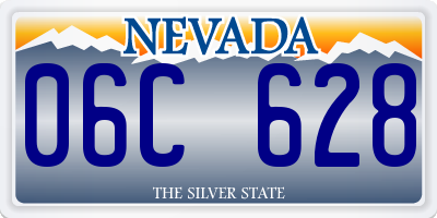 NV license plate 06C628