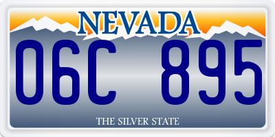 NV license plate 06C895