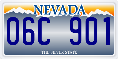 NV license plate 06C901