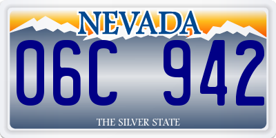 NV license plate 06C942