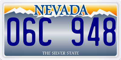 NV license plate 06C948