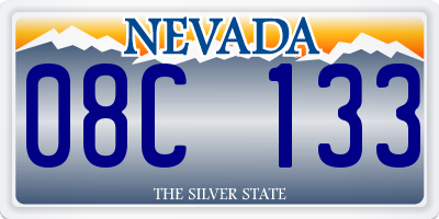 NV license plate 08C133