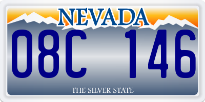 NV license plate 08C146