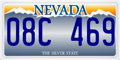 NV license plate 08C469