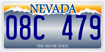 NV license plate 08C479