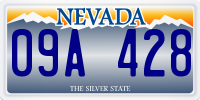 NV license plate 09A428