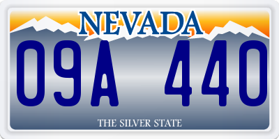 NV license plate 09A440