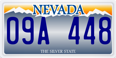 NV license plate 09A448