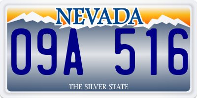 NV license plate 09A516