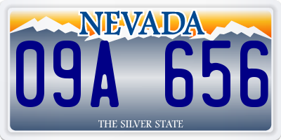 NV license plate 09A656