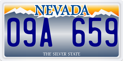 NV license plate 09A659