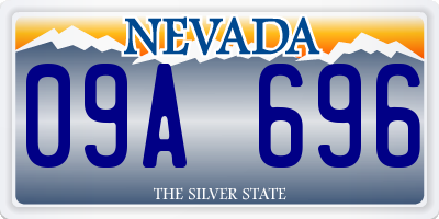 NV license plate 09A696