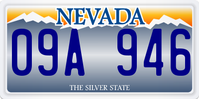 NV license plate 09A946