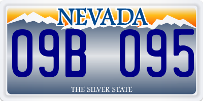 NV license plate 09B095