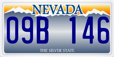 NV license plate 09B146