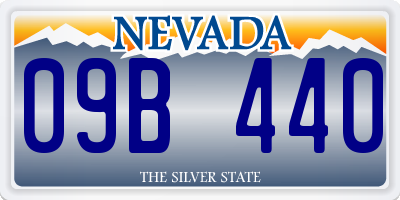 NV license plate 09B440