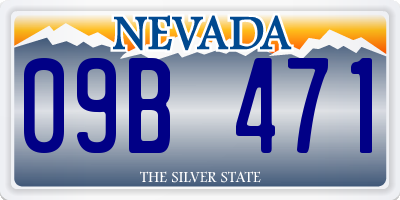 NV license plate 09B471